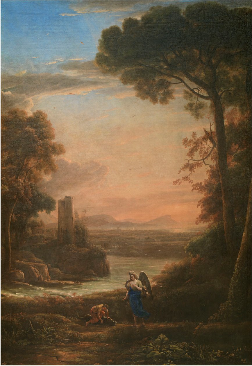 Landscape with Tobias and the Angel by Claude Lorrain