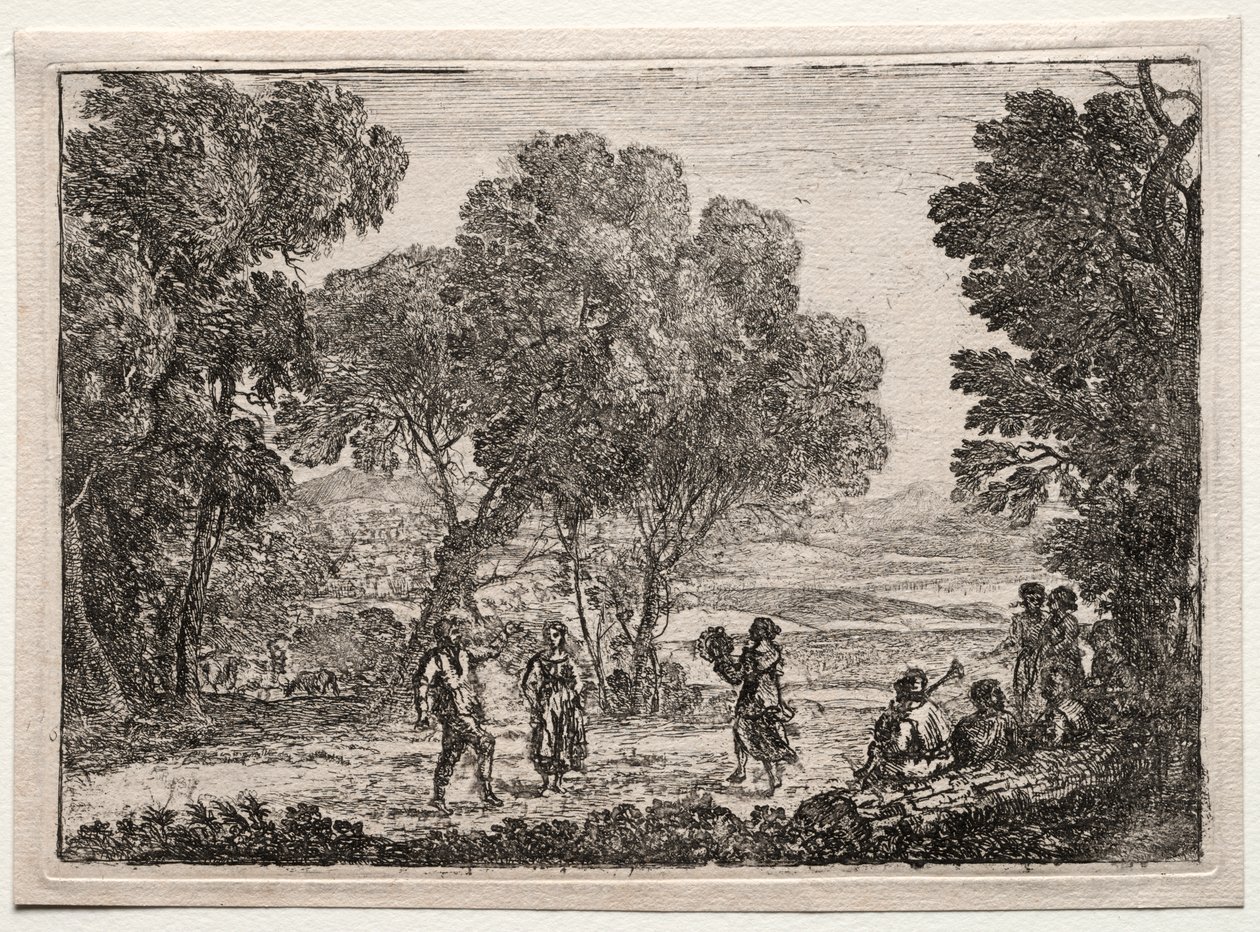 Landscape with a Country Dance by Claude Lorrain