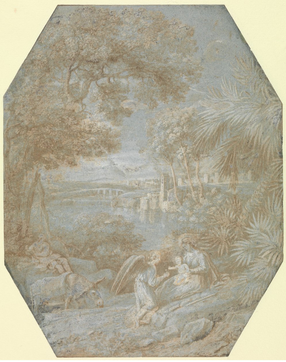 Landscape with the Rest on the Flight into Egypt by Claude Lorrain