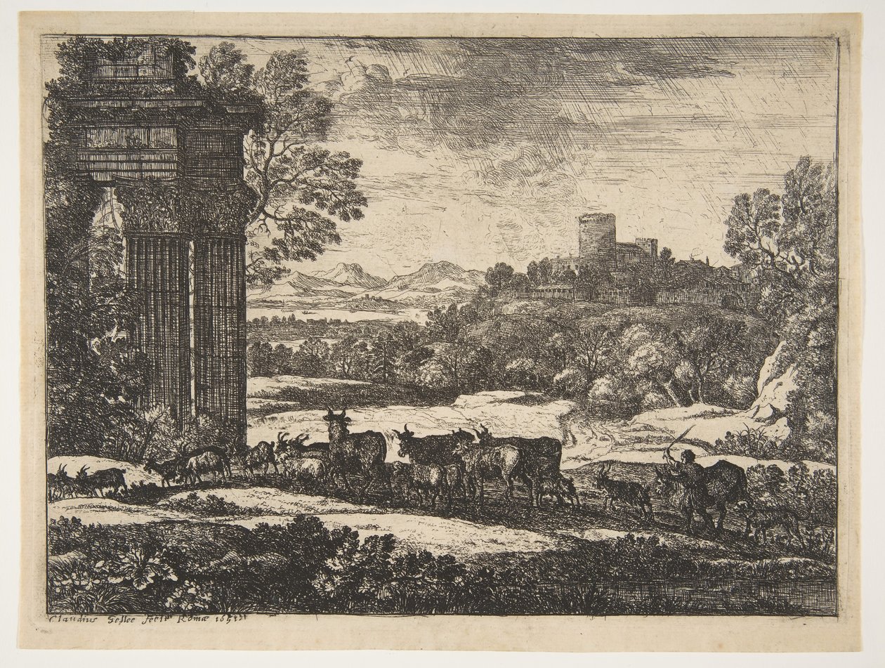 The Herd Returning in Stormy Weather, ca. 1650-51 by Claude Lorrain