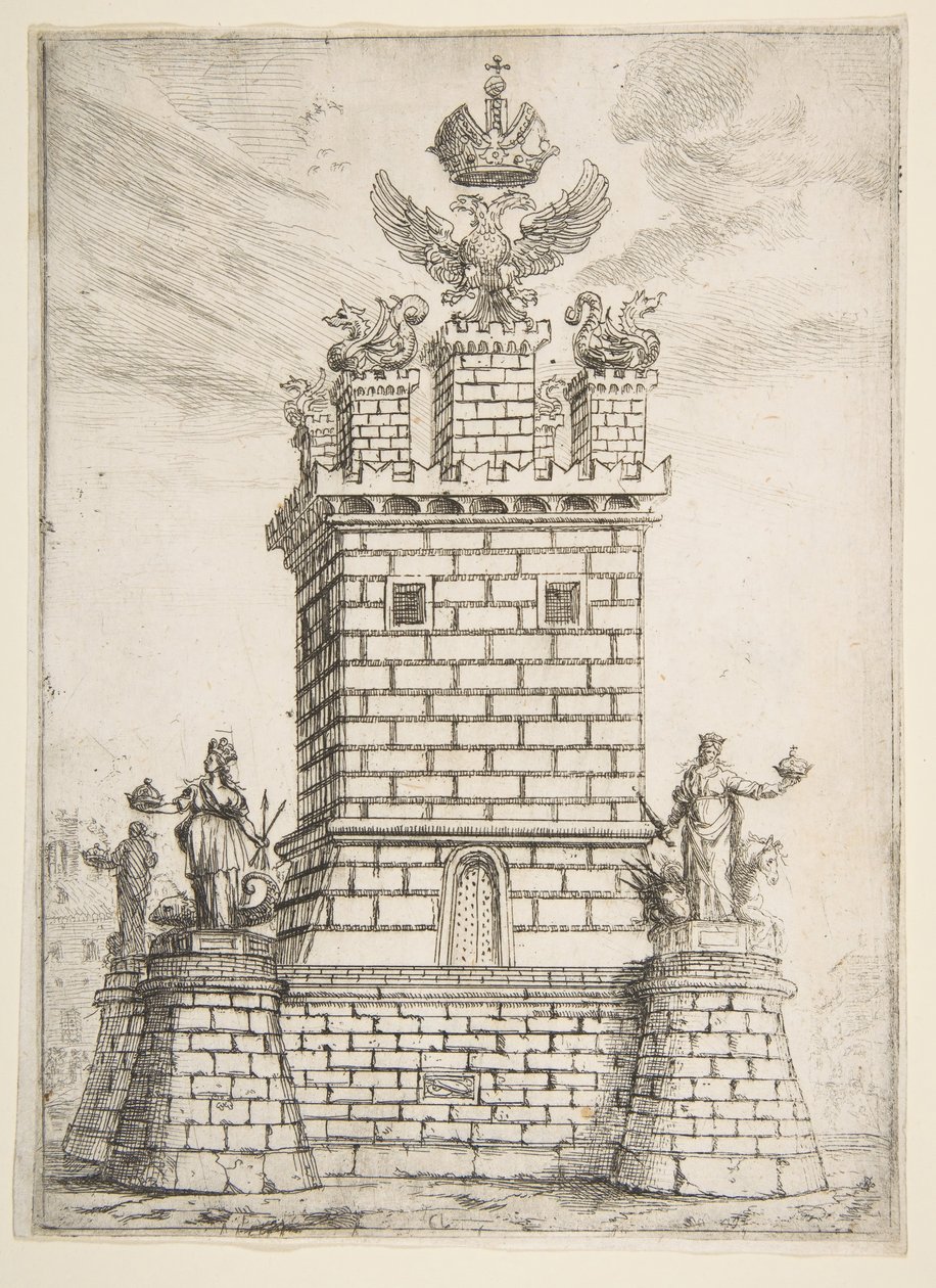 The Square Tower by Claude Lorrain