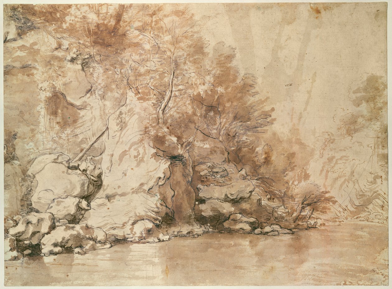 A Study for a Landscape by Claude Lorrain