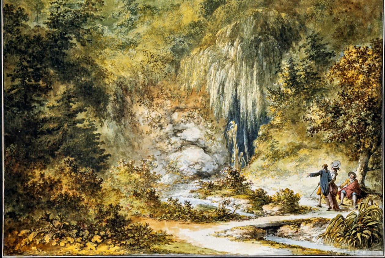 View of the garden, from 