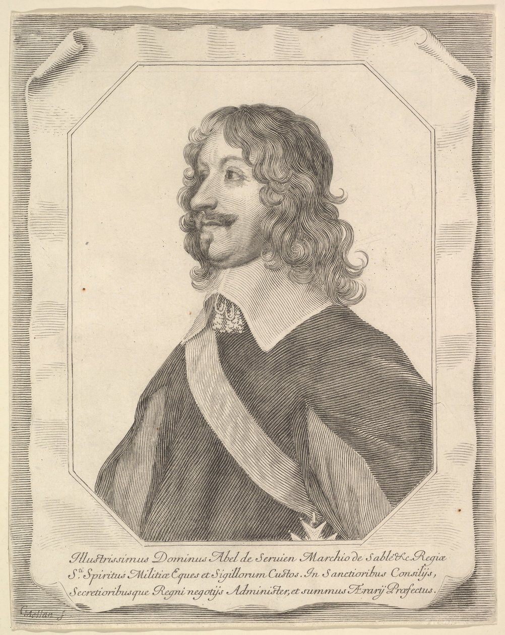 Abel Servien by Claude Mellan