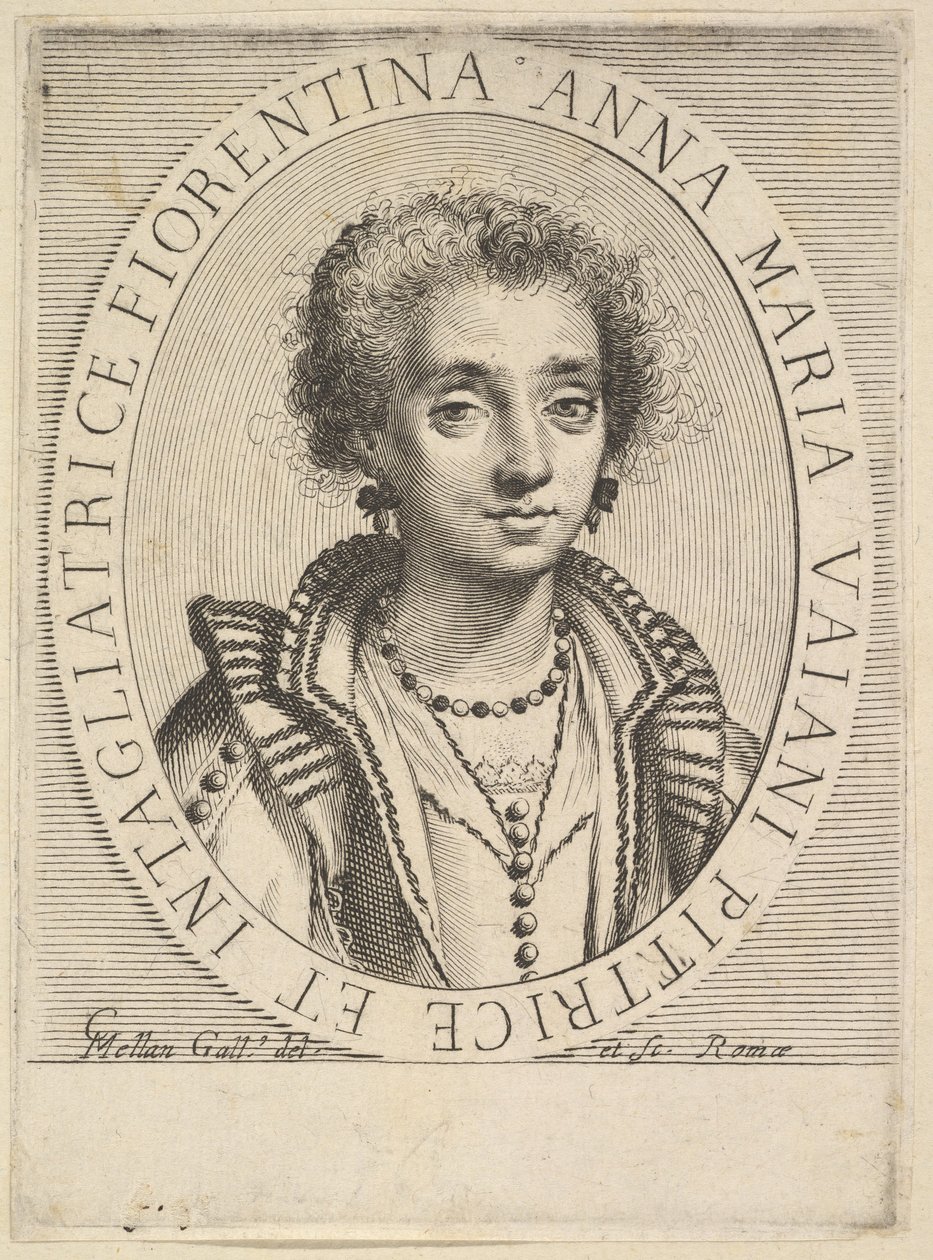 Anna Maria Vaiani by Claude Mellan