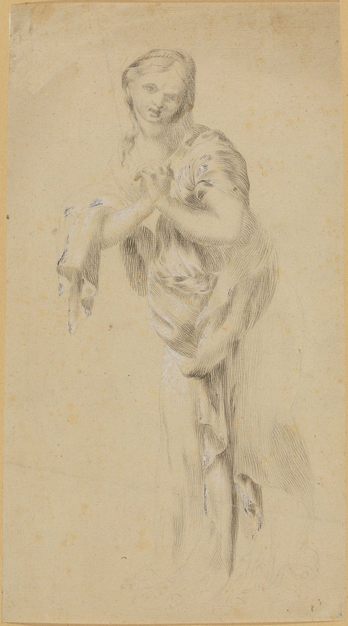 Penitent Magdalene by Claude Mellan