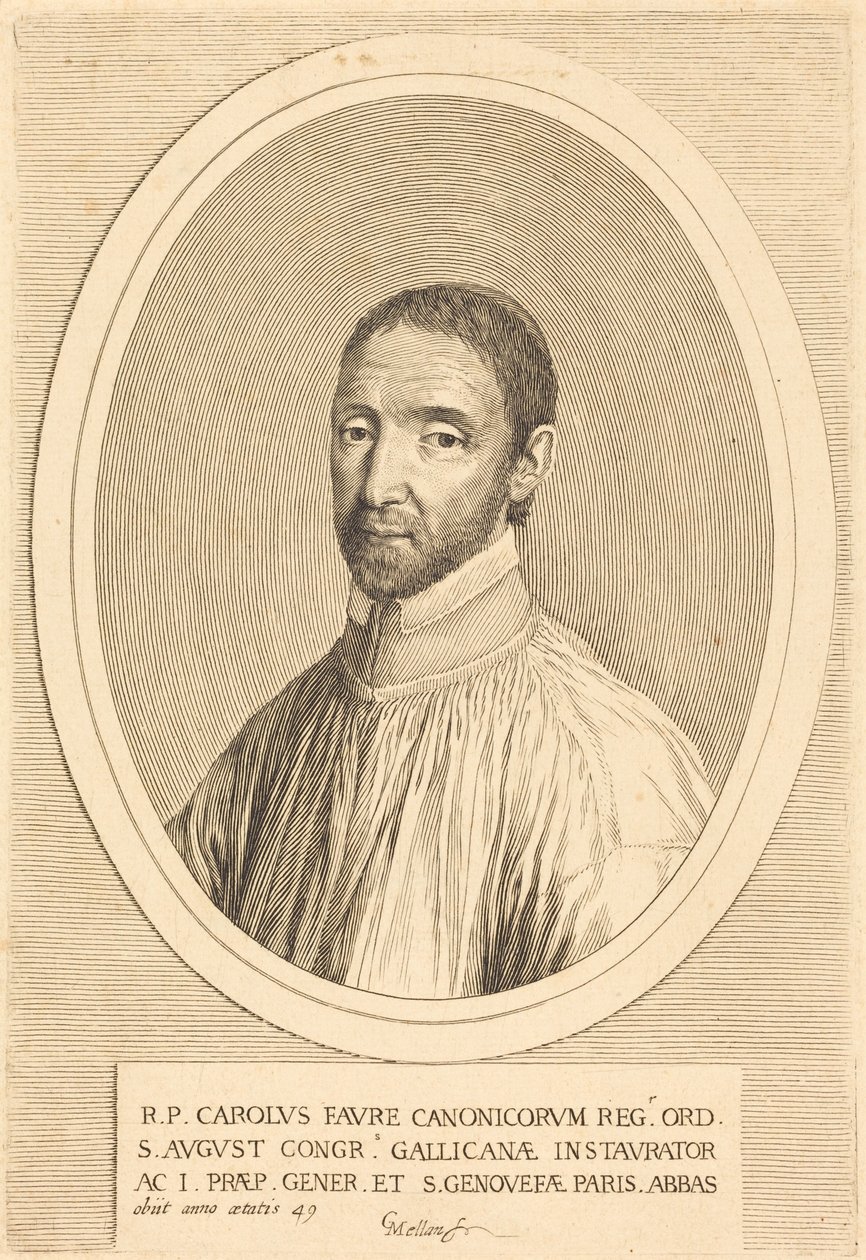 Charles Favre by Claude Mellan