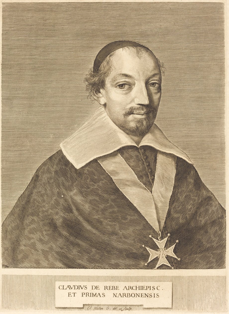 Claude de Rebe by Claude Mellan