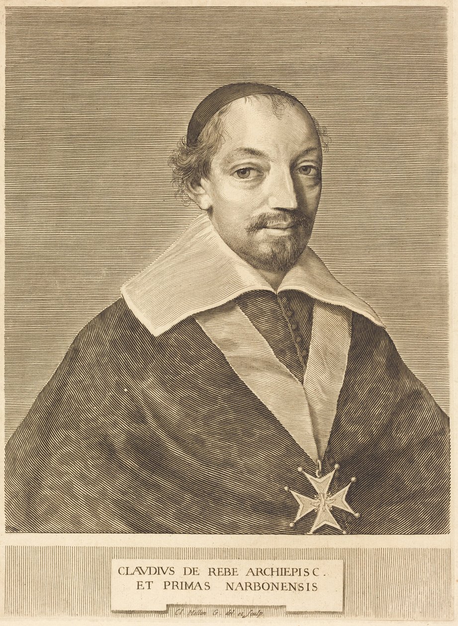 Claude de Rebe by Claude Mellan