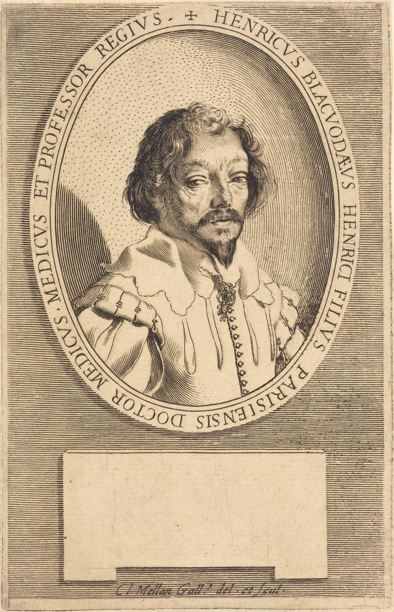 Dr. Henry Blackwood, Jr. by Claude Mellan