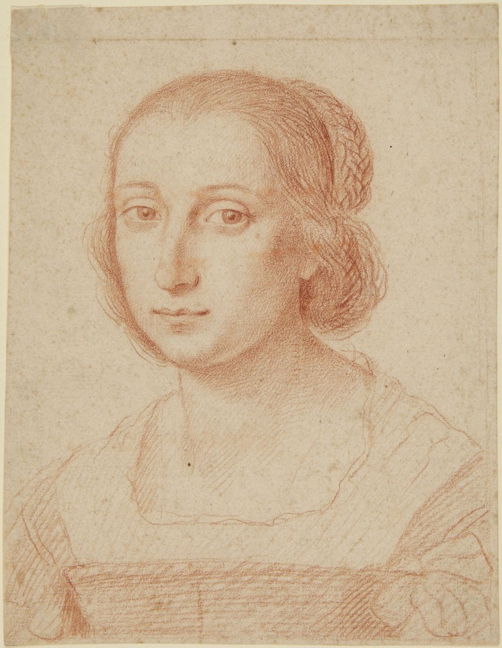 Head of a Woman by Claude Mellan