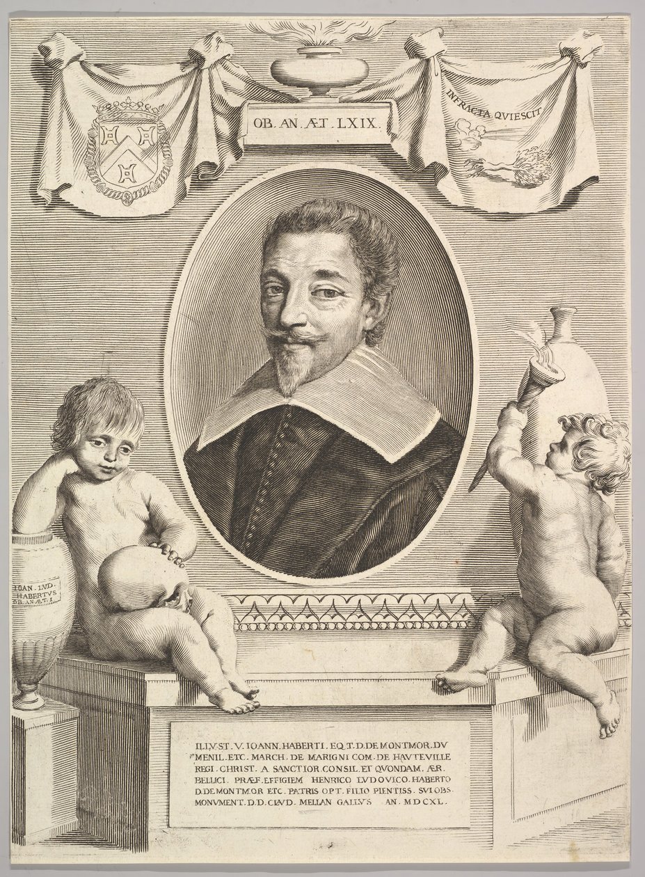 Jean Habert de Montmor by Claude Mellan