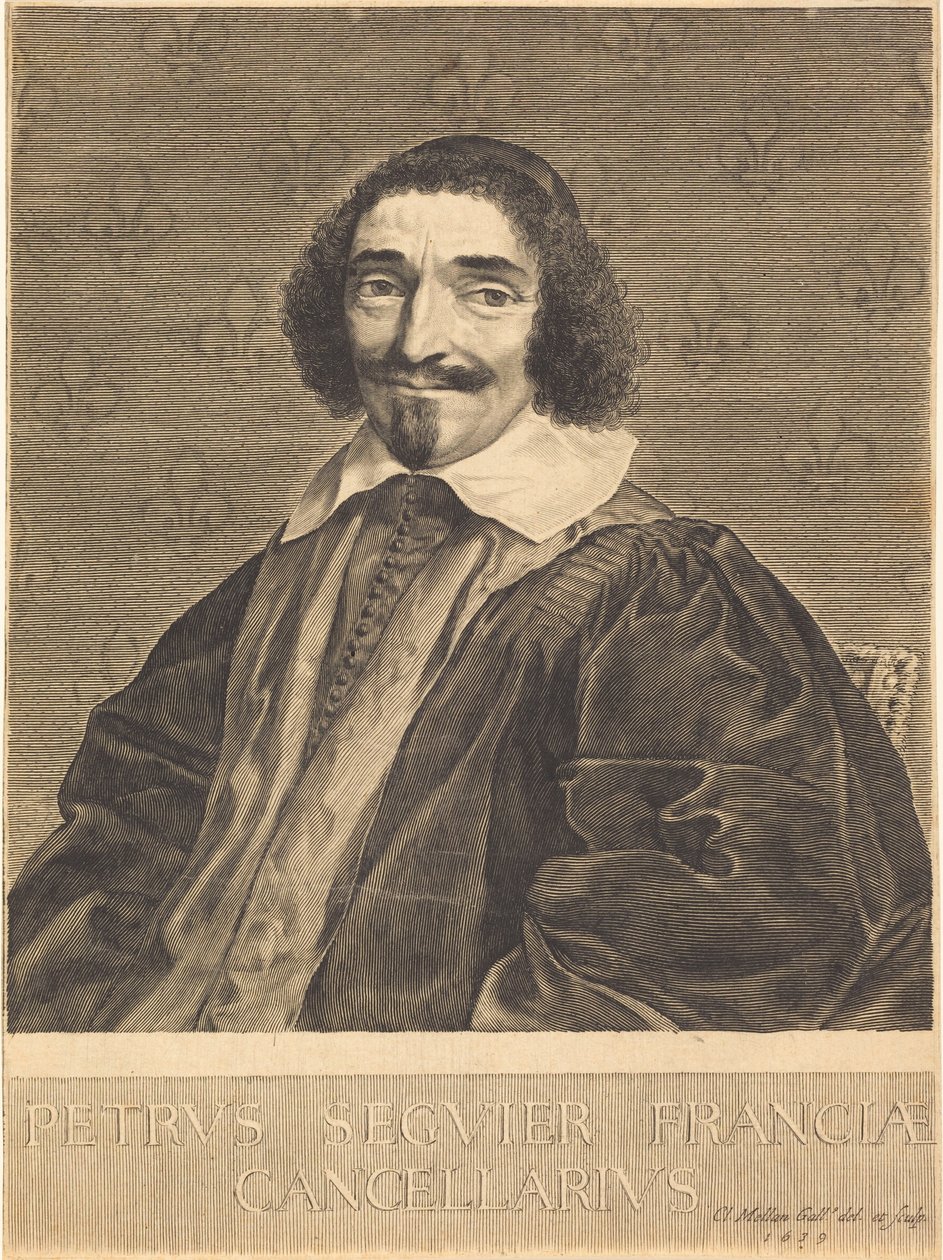 Pierre Séguier by Claude Mellan