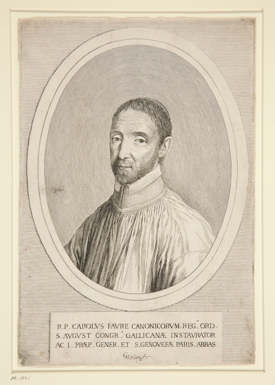 Portrait of Charles Favre by Claude Mellan