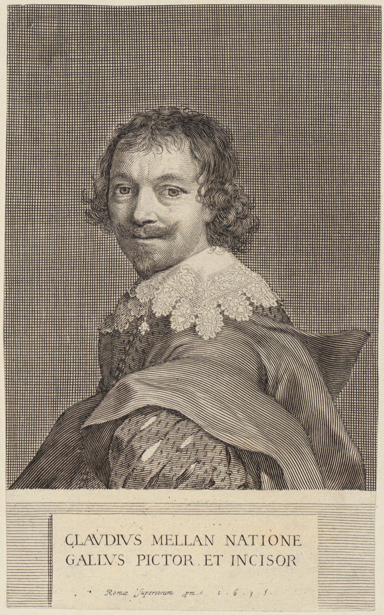Self-Portrait of Claude Mellan by Claude Mellan