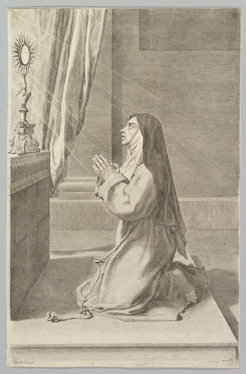 St. Claire by Claude Mellan