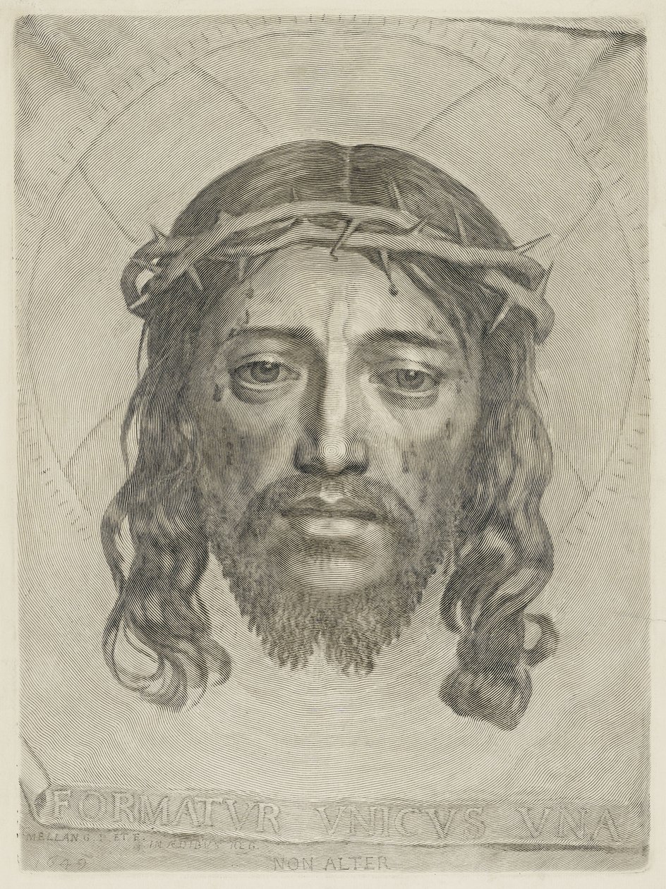 The Sudarium by Claude Mellan