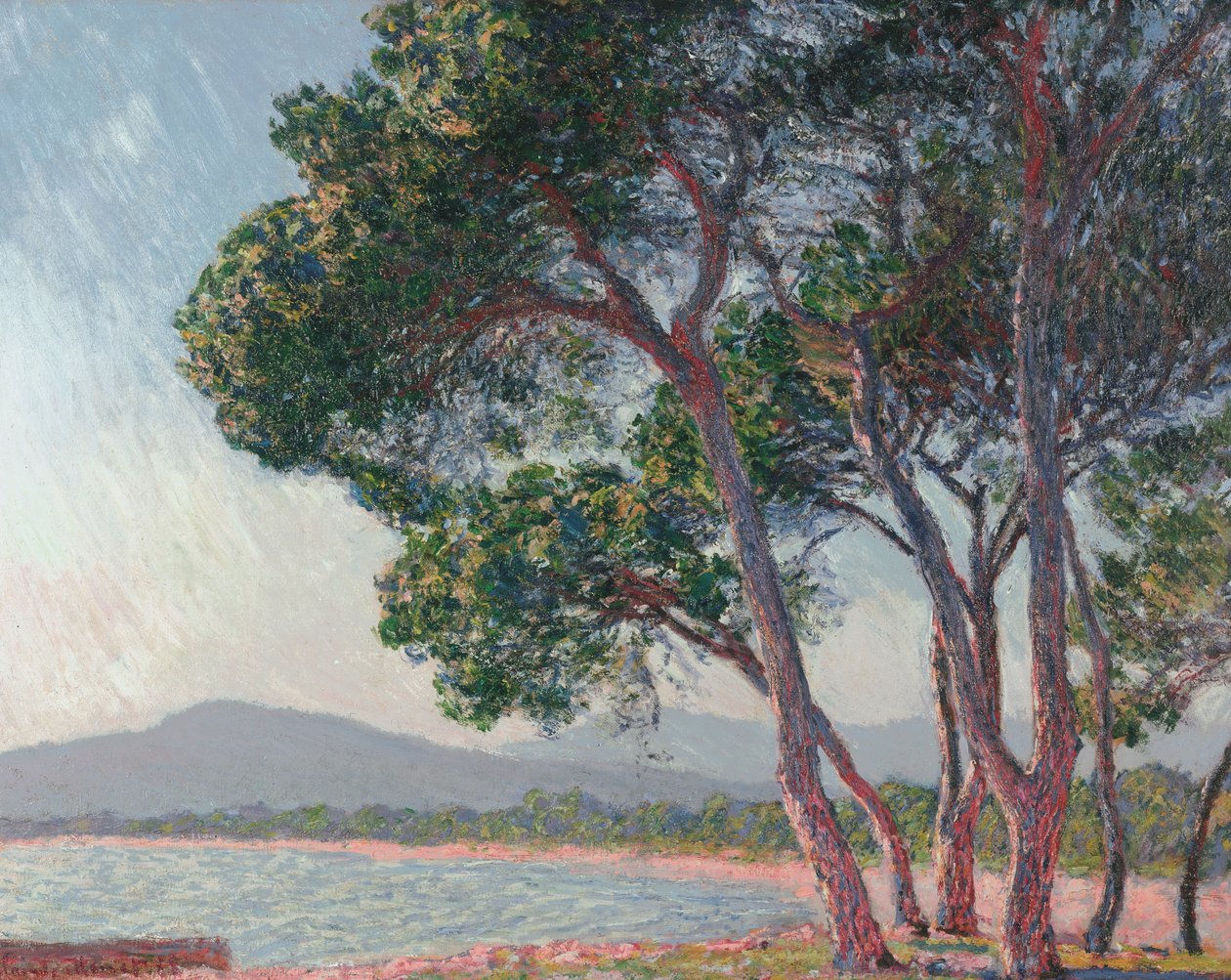 Beach of Juan-les-Pins by Claude Monet
