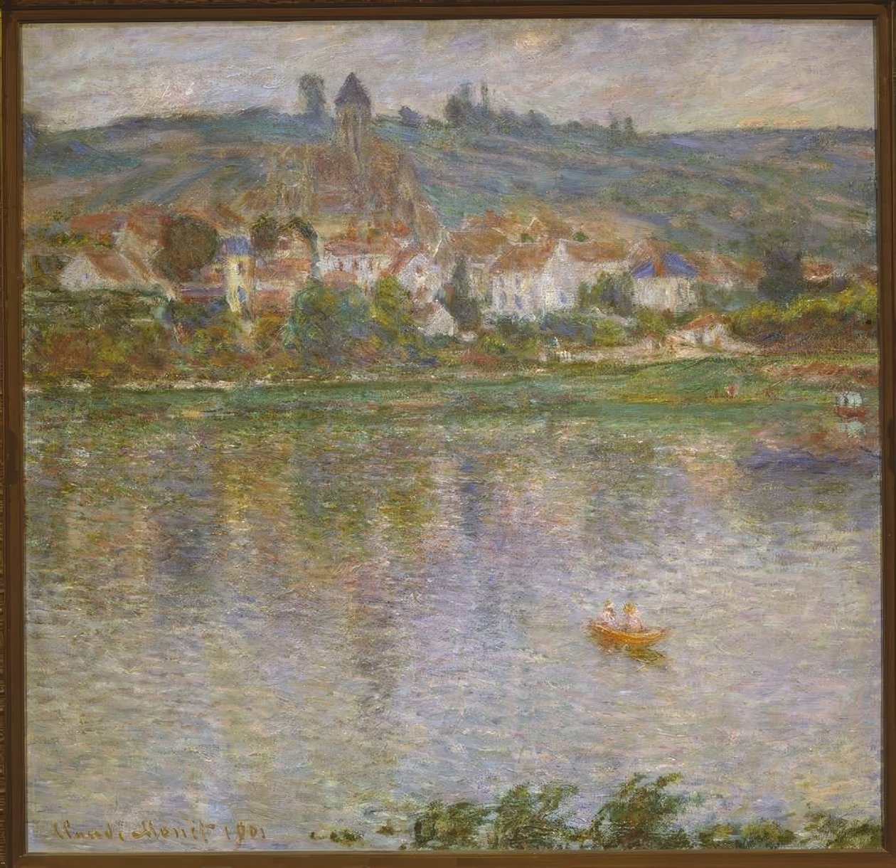 The Town of Vetheuil by Claude Monet