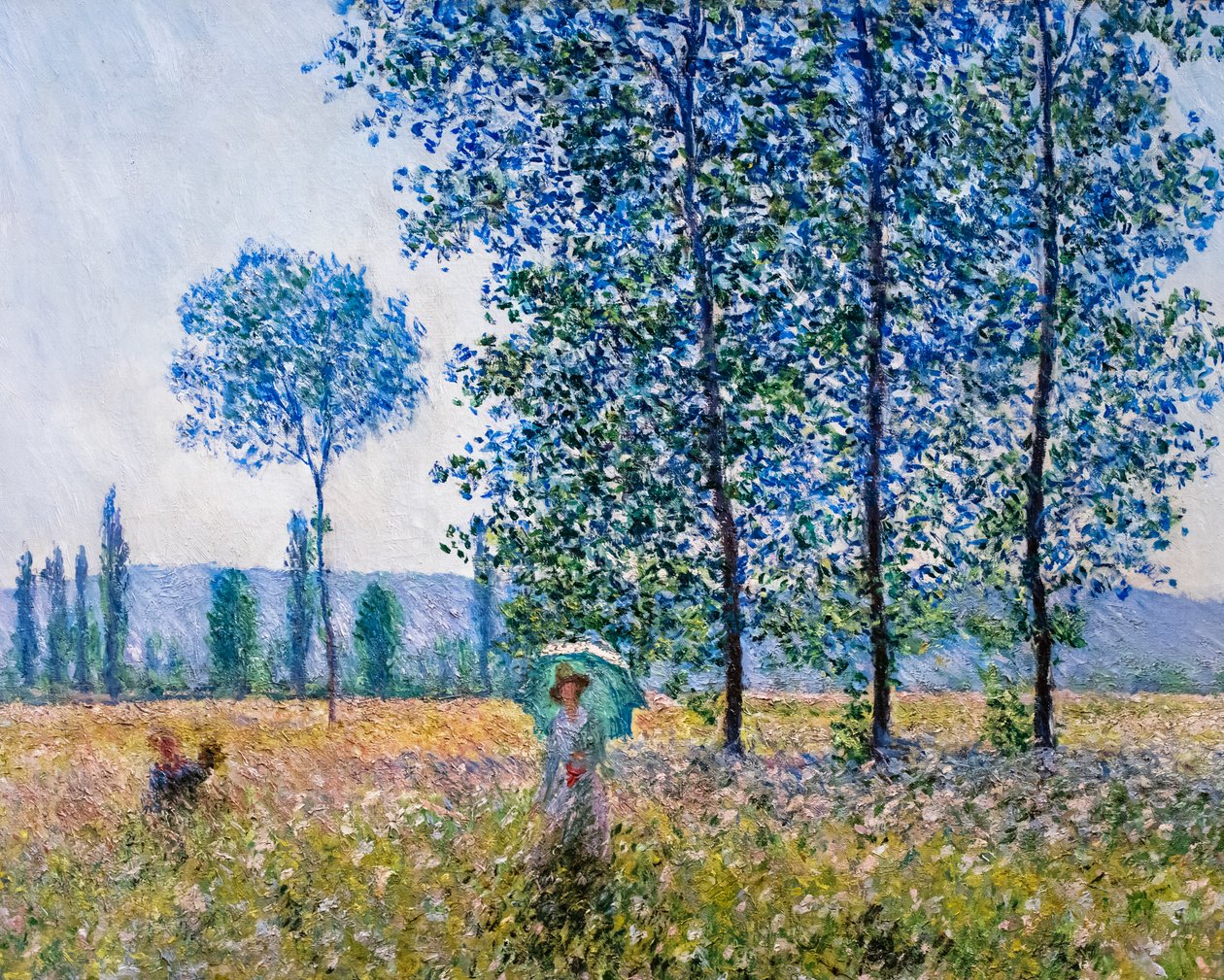 Fields in springtime by Claude Monet