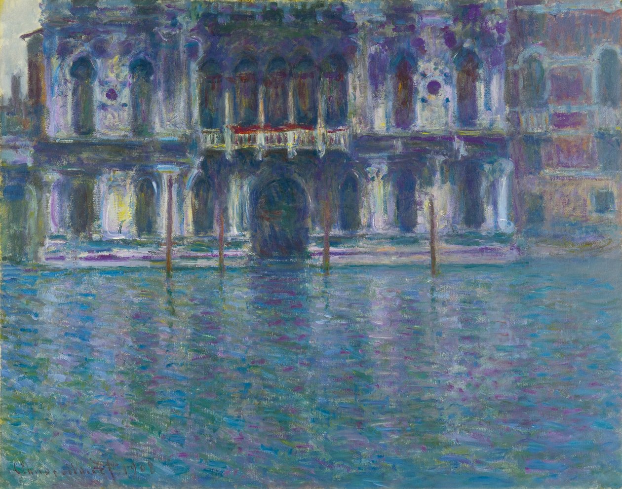 The Palazzo Contarini by Claude Monet