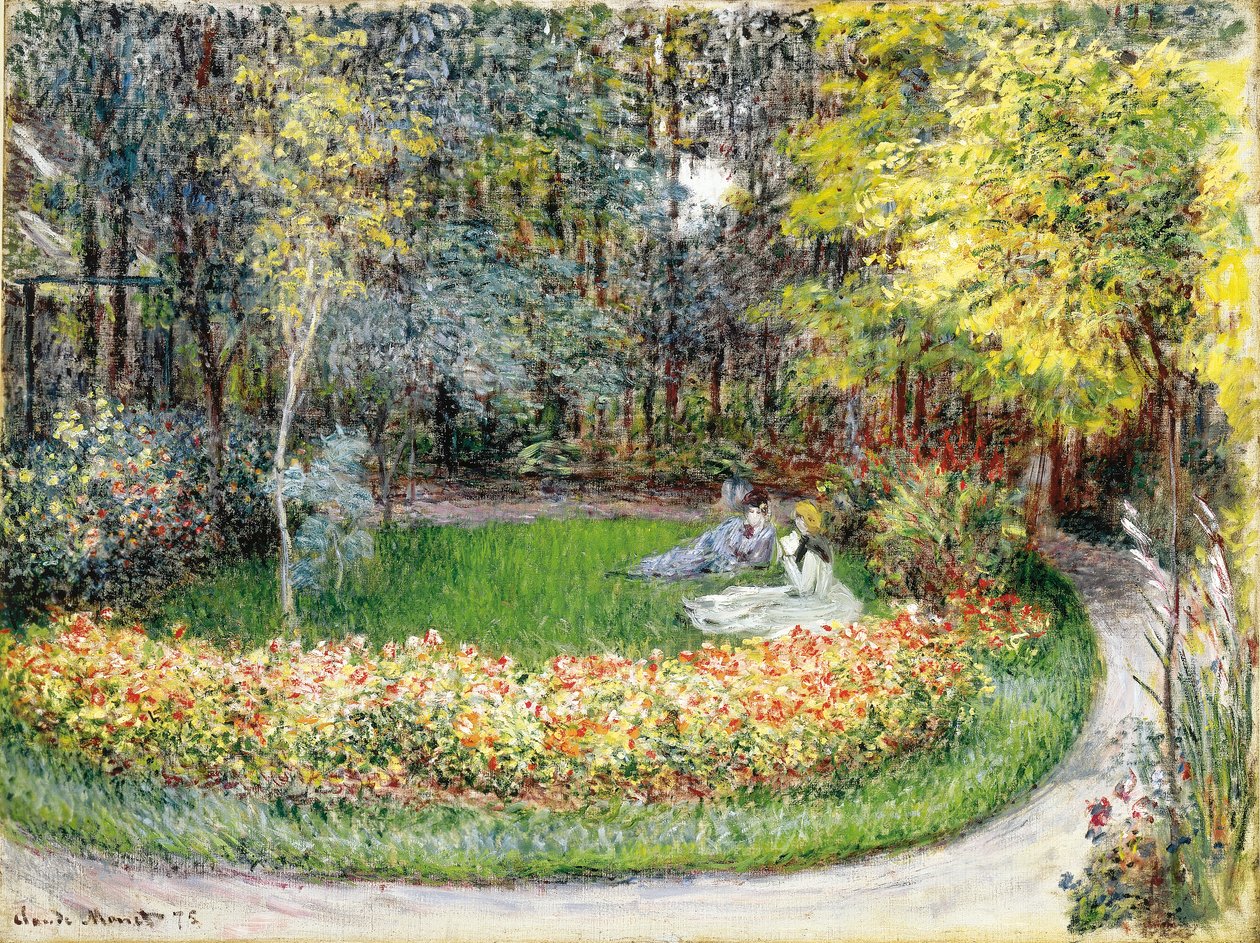 In the Garden, 1875 by Claude Monet