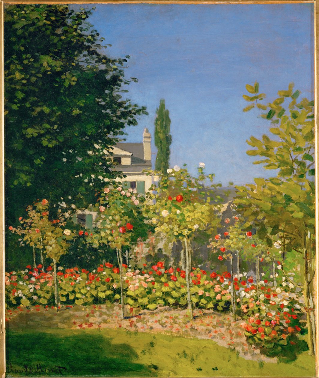 Garden in Bloom at Sainte-Adresse by Claude Monet