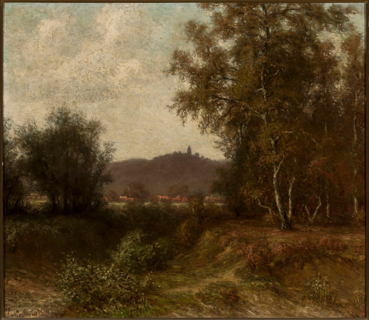 Rural Landscape with Trees by Claude Monet