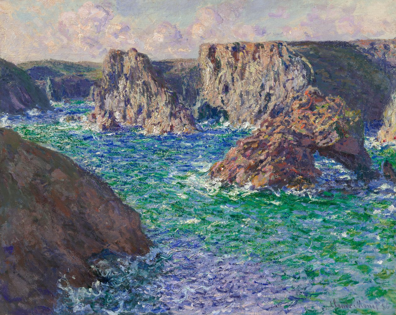 The Guibel Rock, Port-Domois by Claude Monet