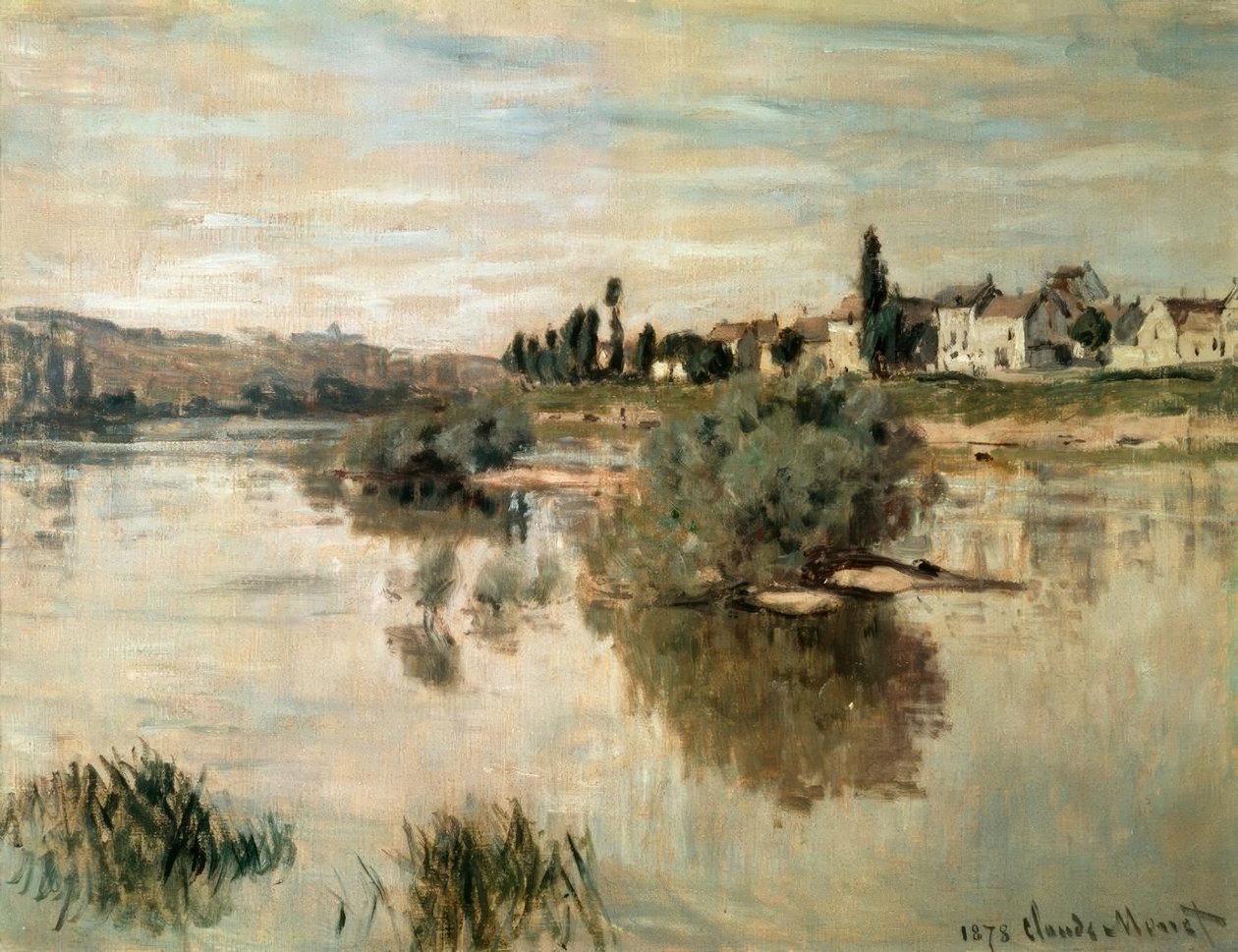 The Seine at Lavacourt by Claude Monet