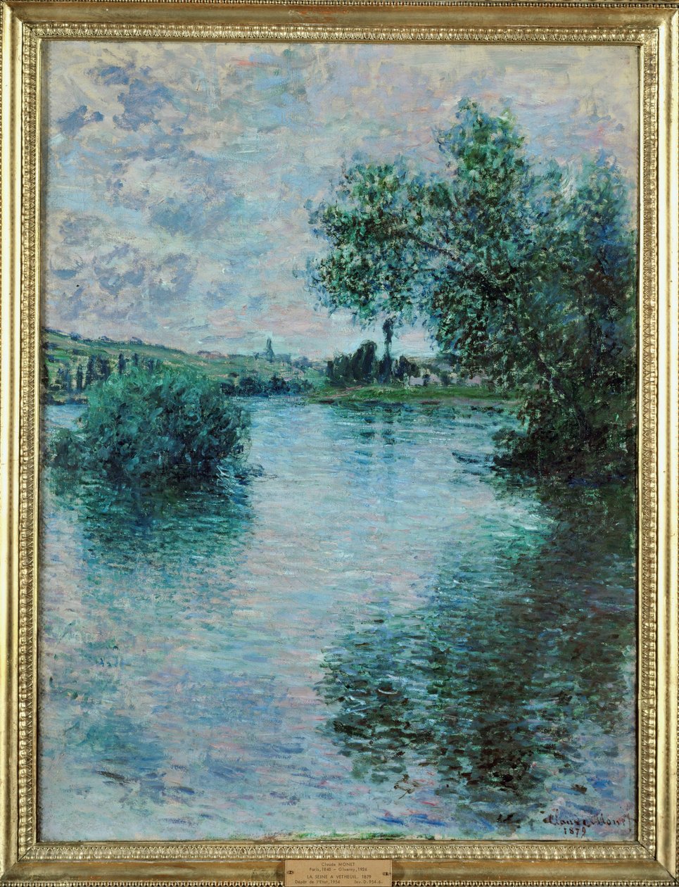 The Seine at Vétheuil by Claude Monet