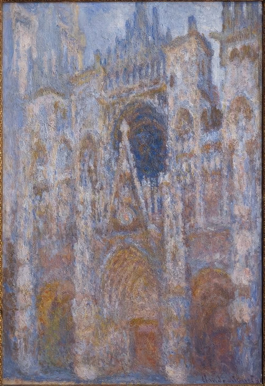 The Cathedral of Rouen. The Portal, Morning Sun by Claude Monet