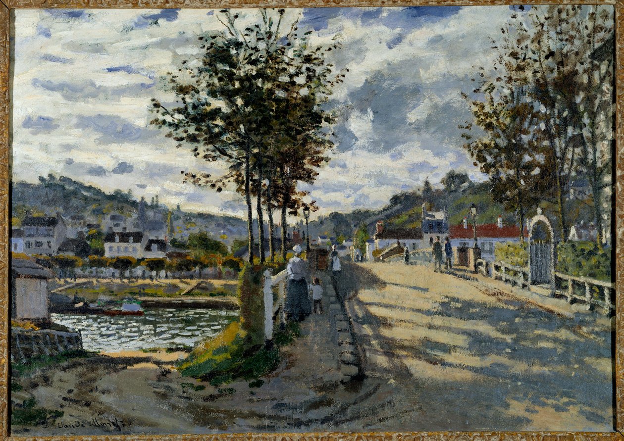 Le Pont de Bougival by Claude Monet
