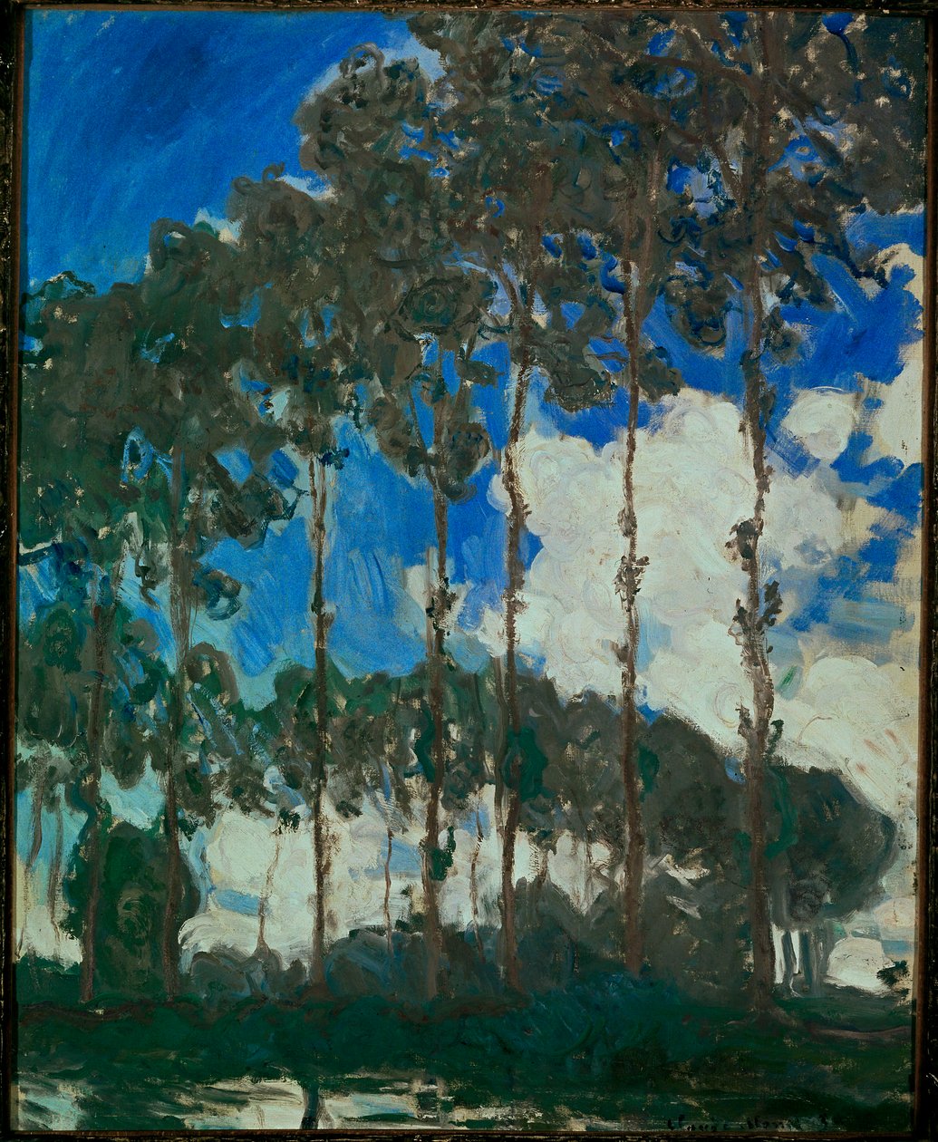 The Poplars on the Banks of the Epte by Claude Monet