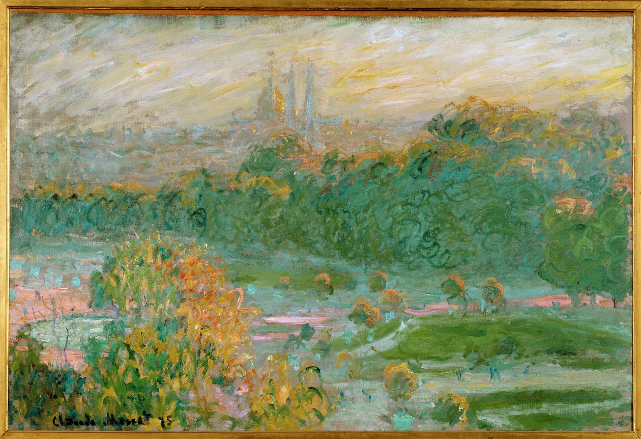 The Tuileries by Claude Monet