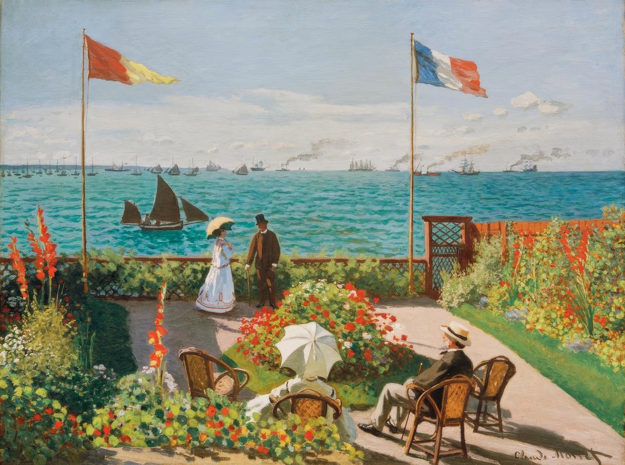 【R&B】Monet The Terrace at Sainte-Adresse by Claude Monet