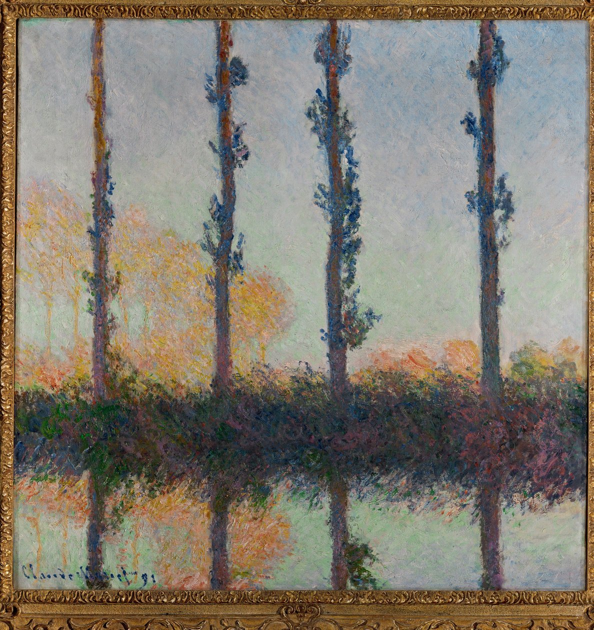 Poplars, or The Four Trees by Claude Monet