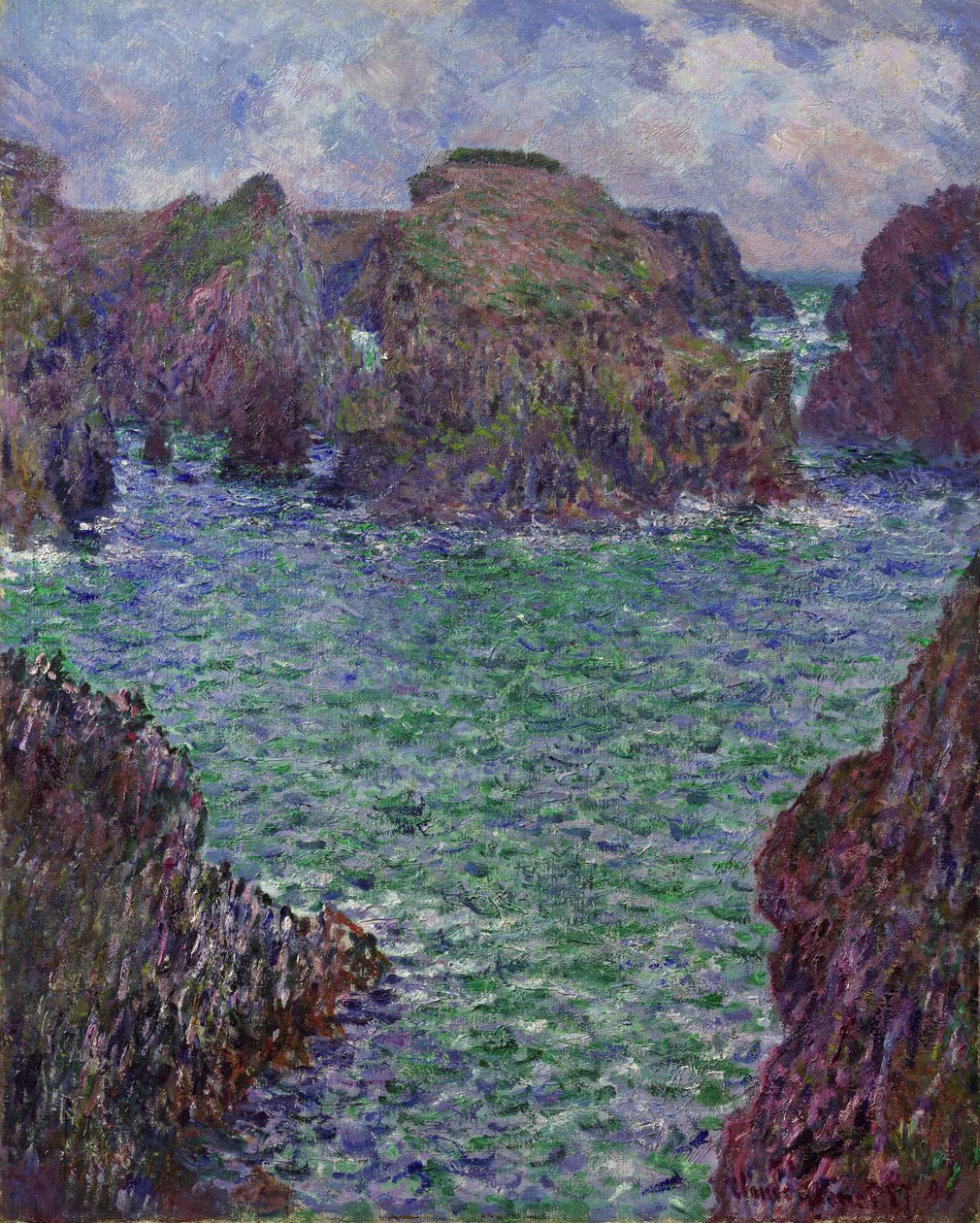Port-Goulphar, Belle-Île, 1887 by Claude Monet