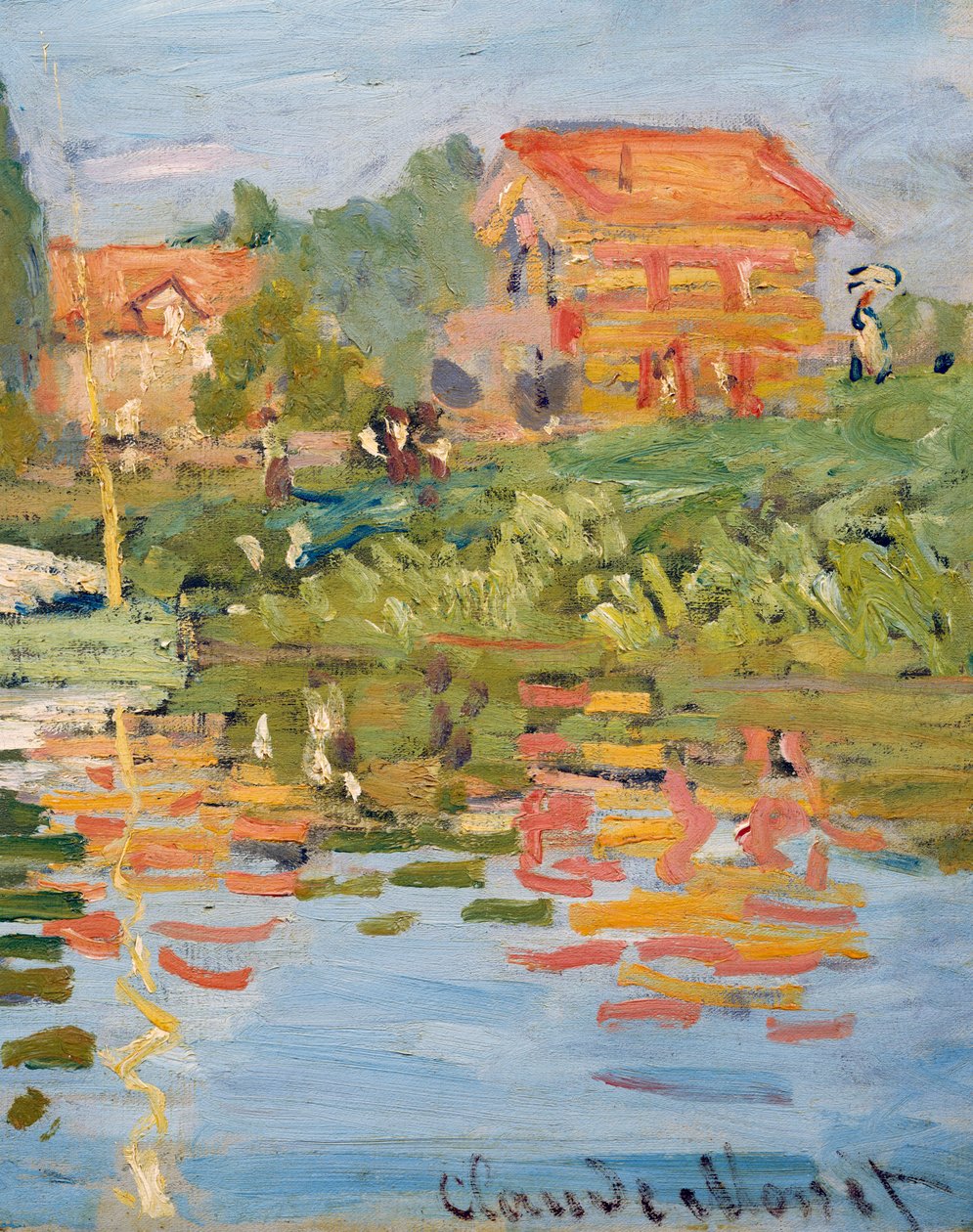 Regattas at Argenteuil (detail) by Claude Monet