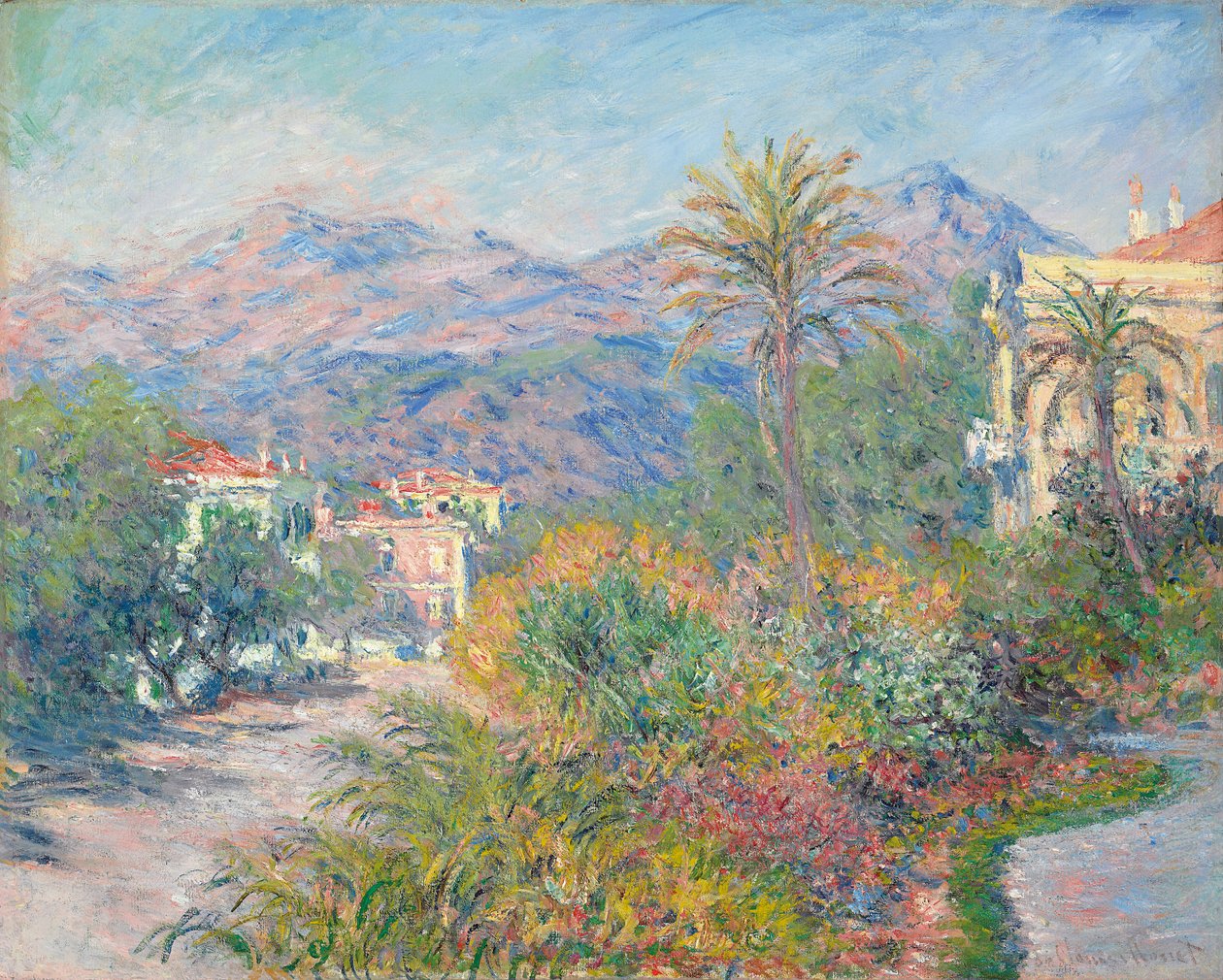 Roman Road at Bordighera by Claude Monet