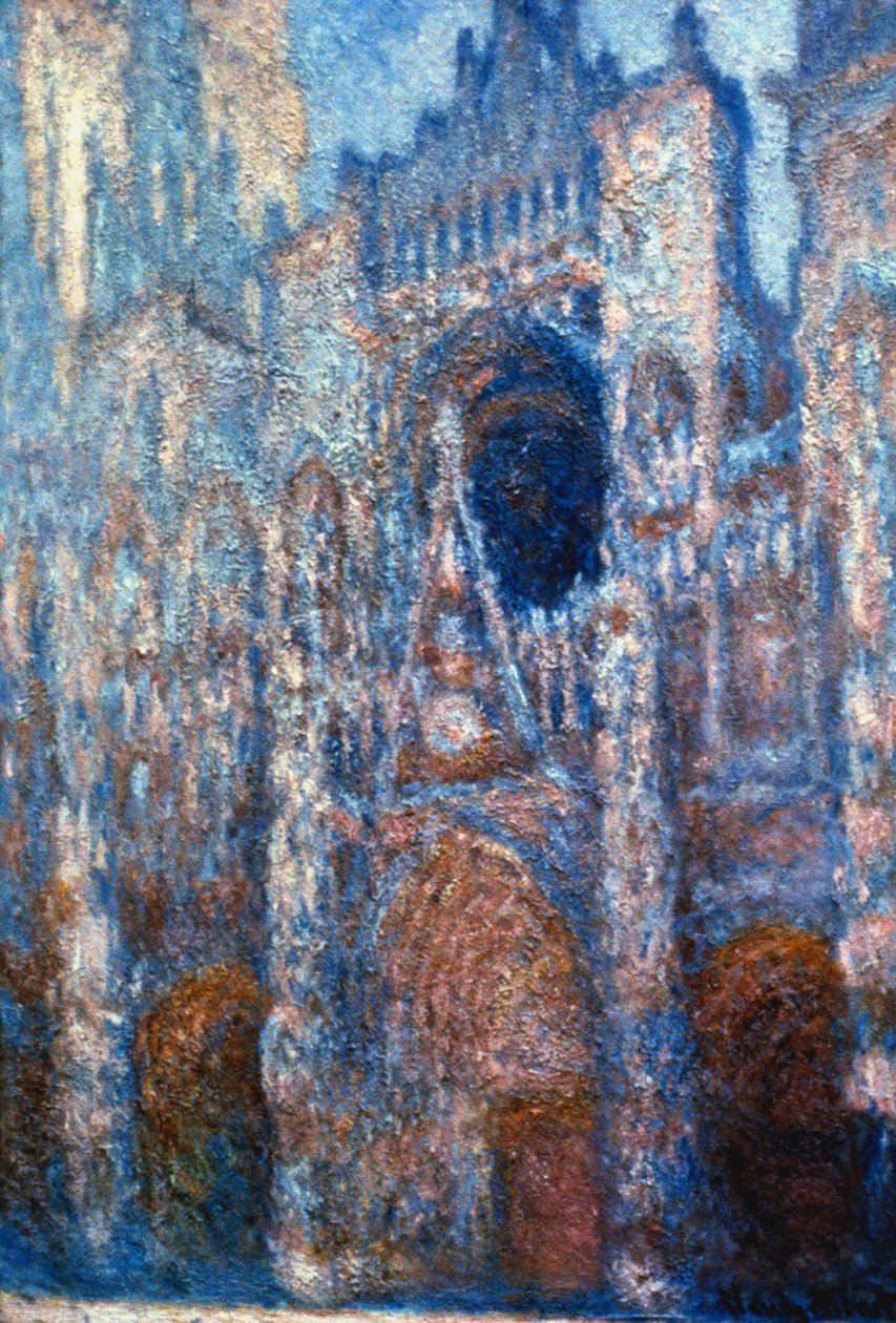 Rouen Cathedral, Sunlight, 1894 by Claude Monet