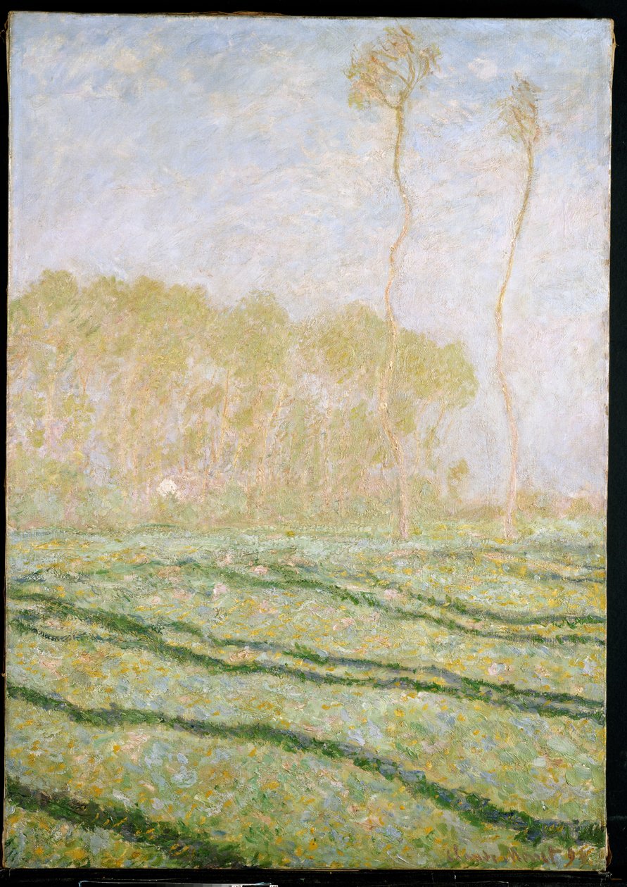 Spring Countryside at Giverny by Claude Monet