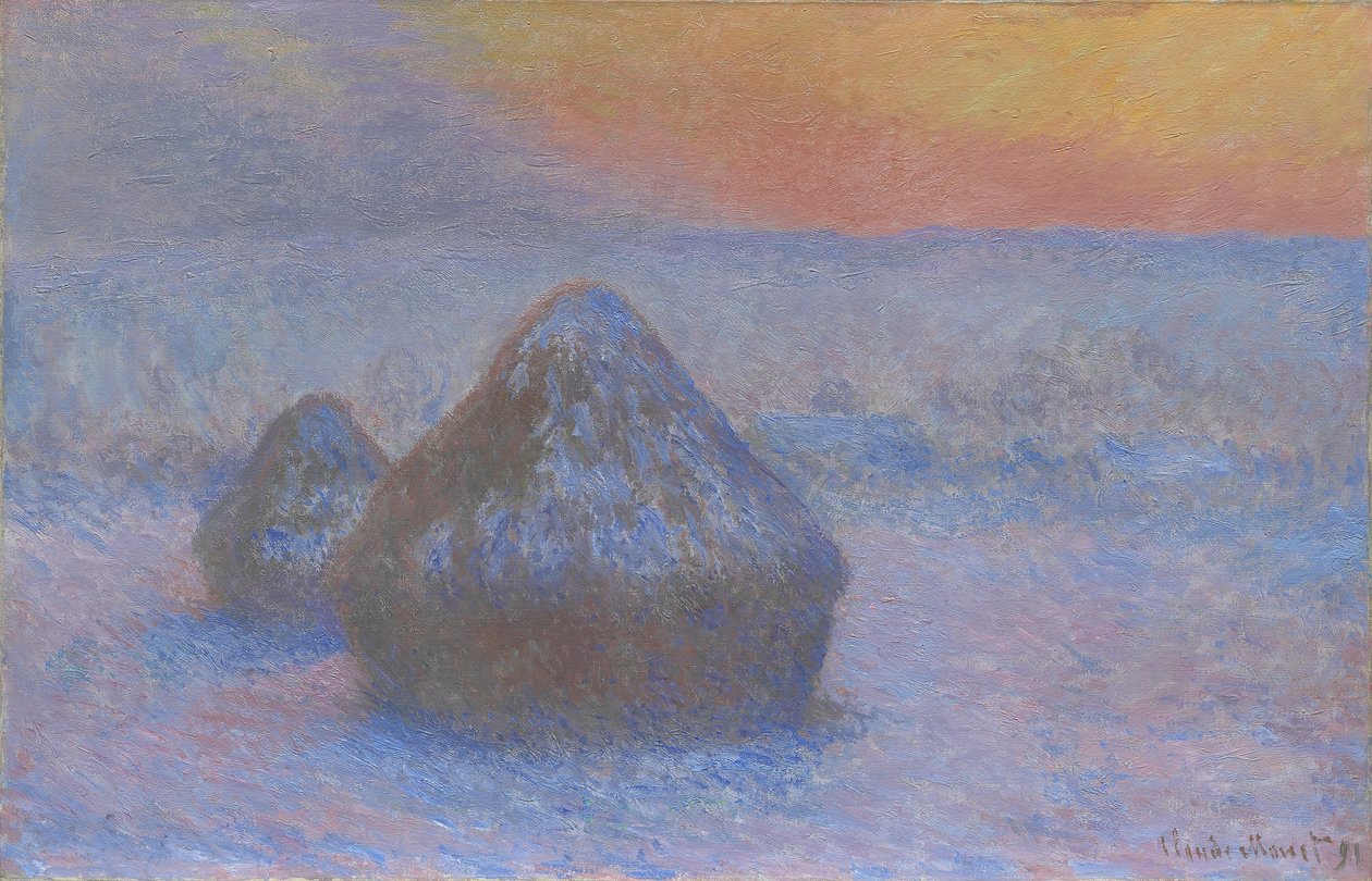Stacks of Wheat by Claude Monet