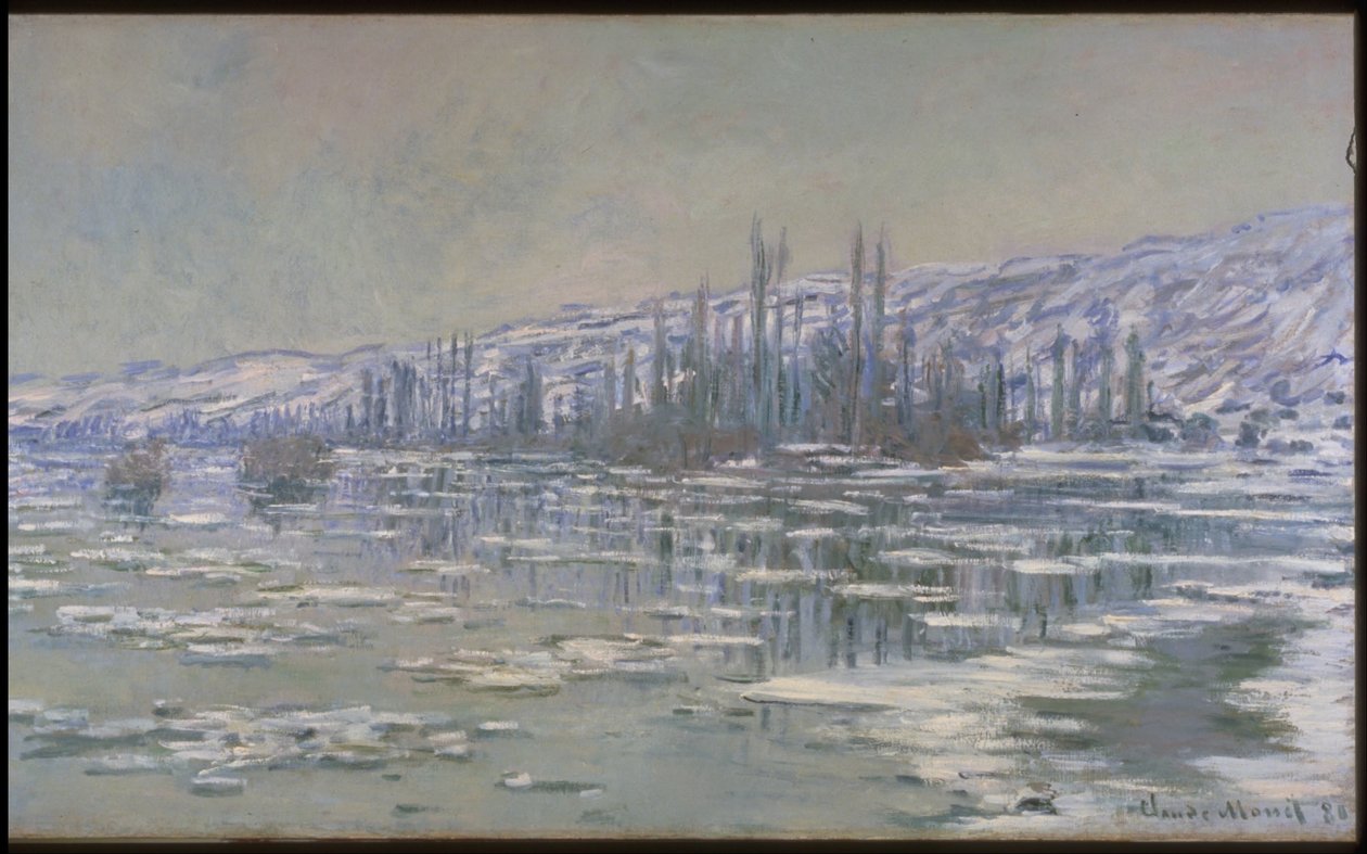 The Break-up of the Ice (La Débâcle or Les Glaçons) by Claude Monet