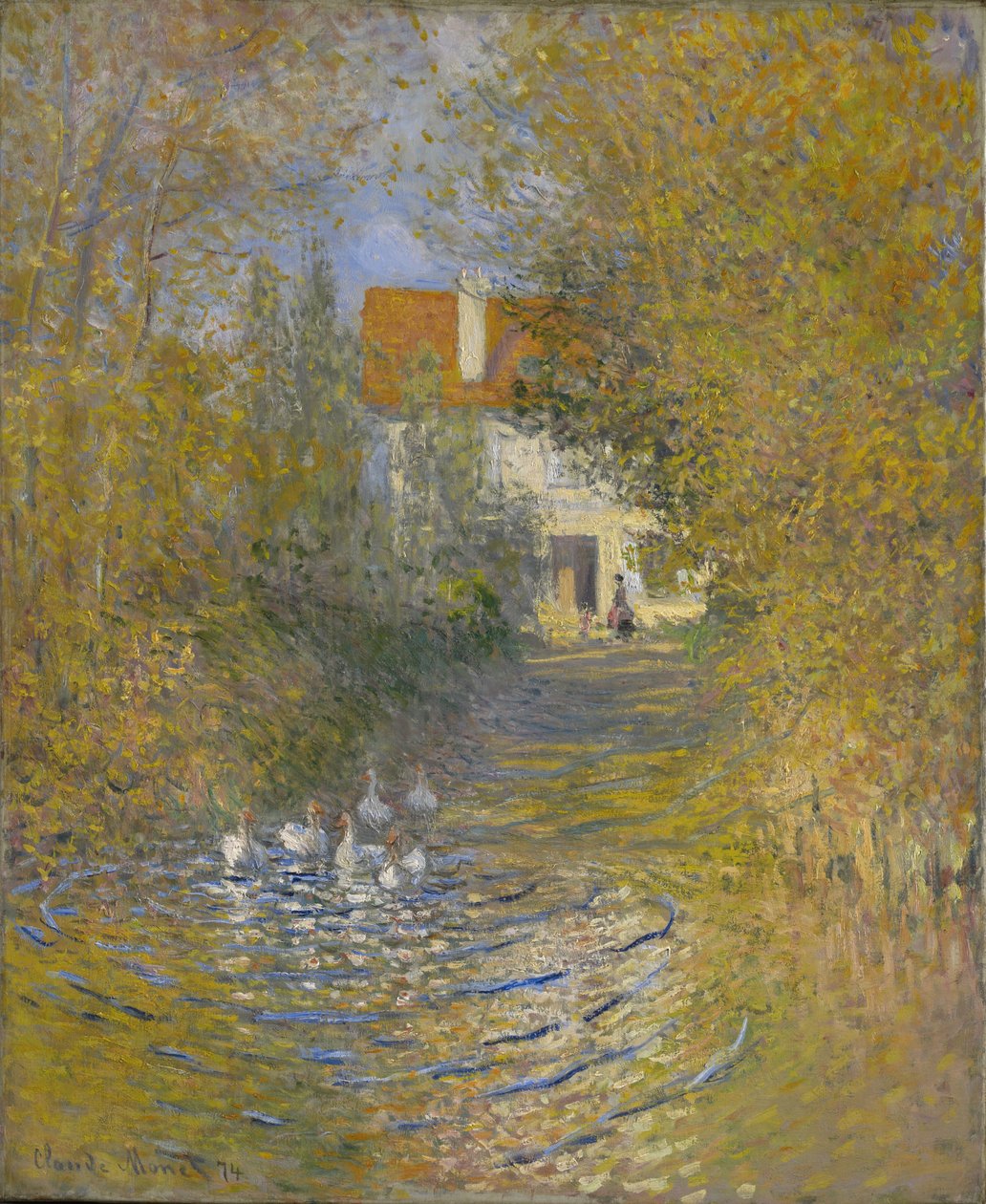 The Geese by Claude Monet
