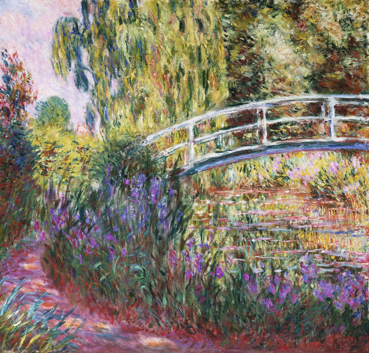 The Japanese Bridge, Pond with Water Lilies by Claude Monet