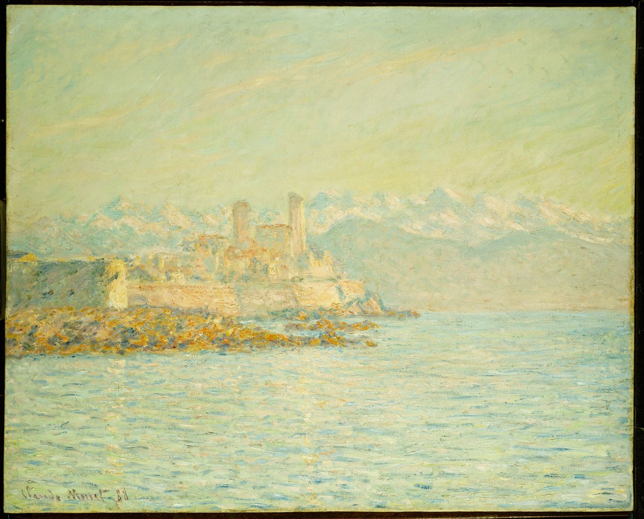 The Old Fort at Antibes by Claude Monet