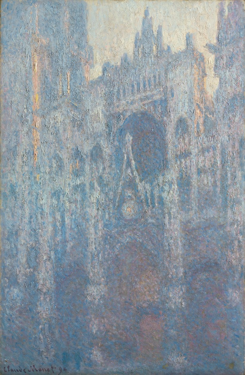 The Portal of Rouen Cathedral in Morning Light by Claude Monet