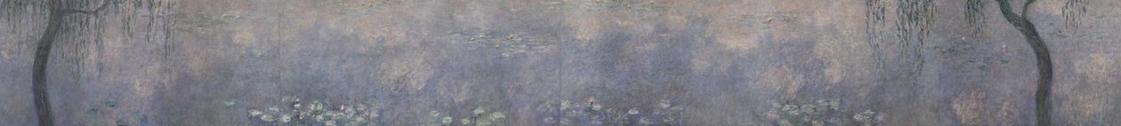 The Water Lilies - The Two Willows, 1914-1926 by Claude Monet