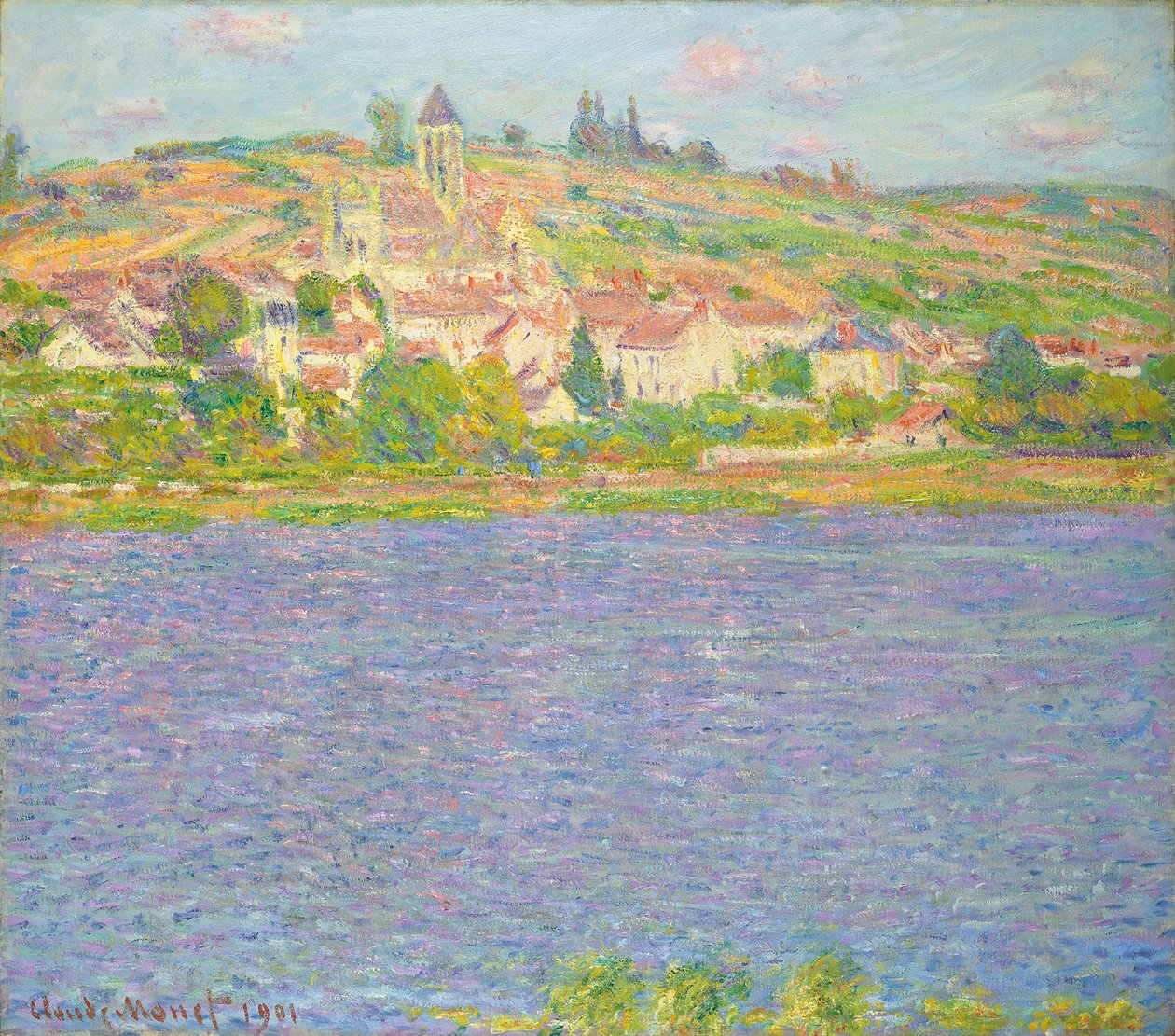 Vetheuil in the Sun by Claude Monet